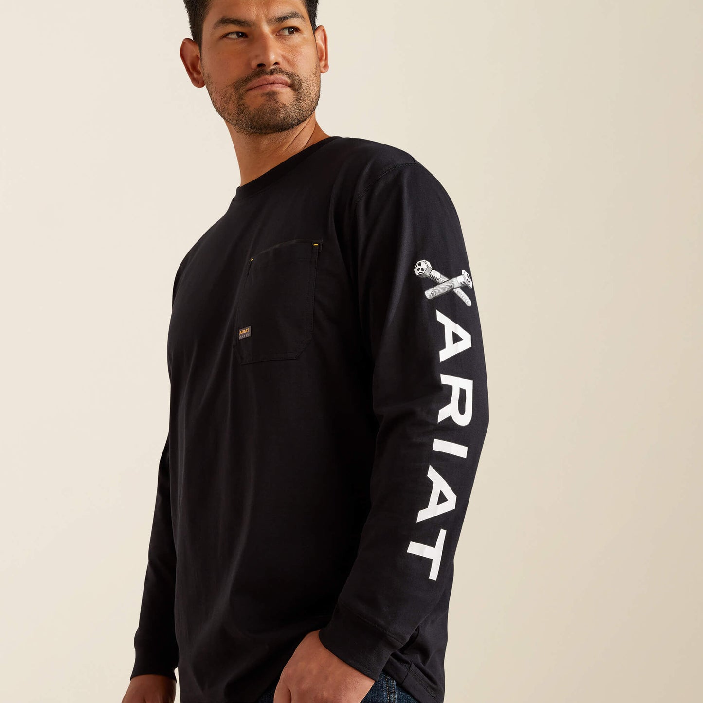 Rebar Workman Bolt Skull T-Shirt Ariat Men|Work