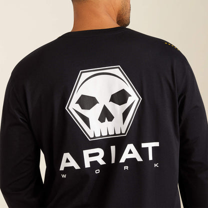 Rebar Workman Bolt Skull T-Shirt Ariat Men|Work