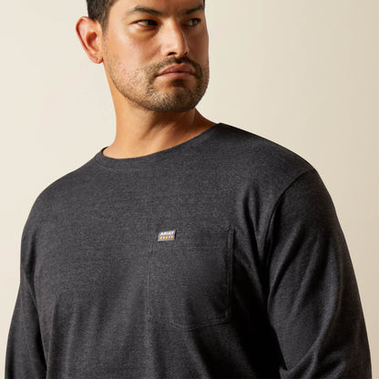 Rebar Cotton Strong Standard Pocket T-Shirt Ariat Men|Work