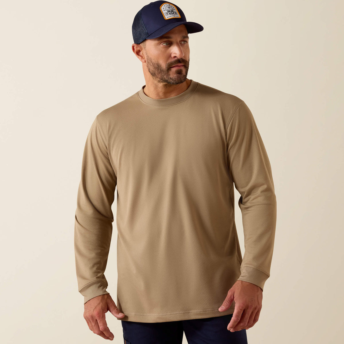 Rebar Heat Fighter Label Long Sleeve T-Shirt Ariat Men|Work