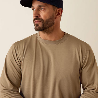 Rebar Heat Fighter Label Long Sleeve T-Shirt Ariat Men|Work