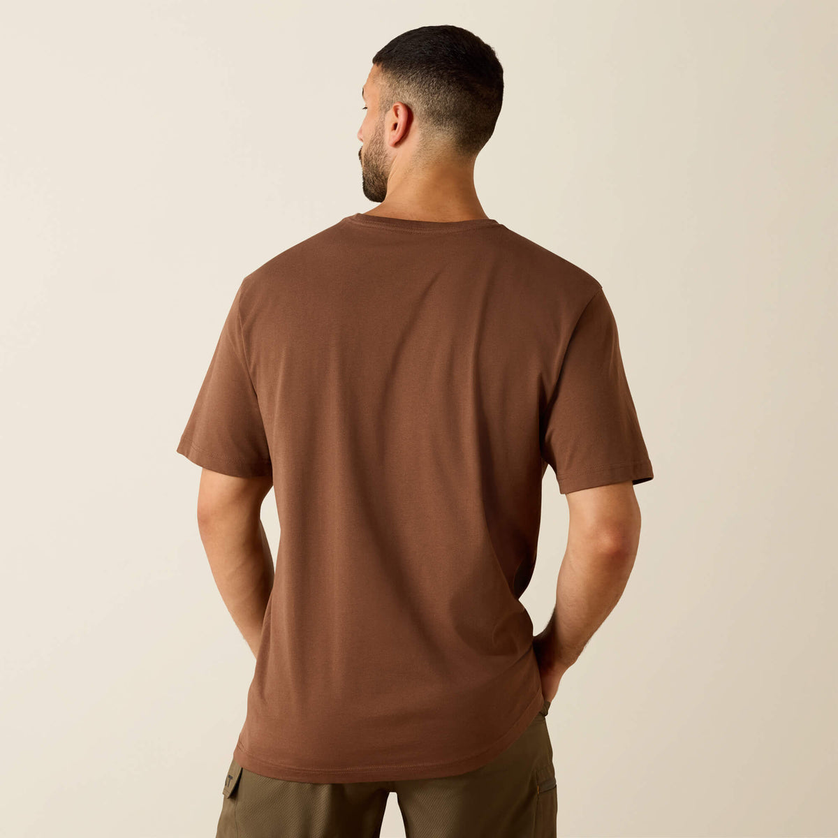Rebar Cotton Strong Duct Logo T-Shirt Ariat Men|Work
