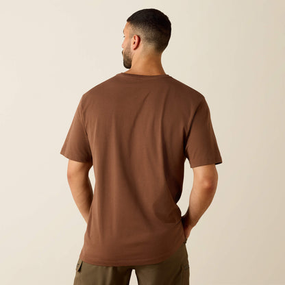 Rebar Cotton Strong Duct Logo T-Shirt Ariat Men|Work