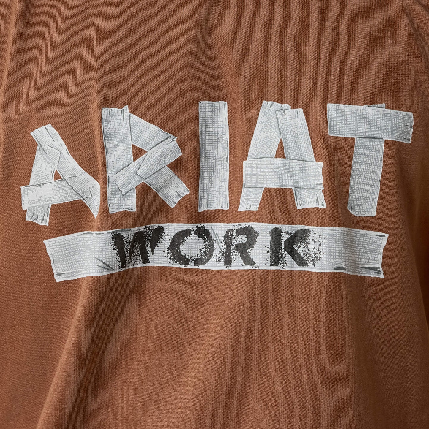 Rebar Cotton Strong Duct Logo T-Shirt Ariat Men|Work