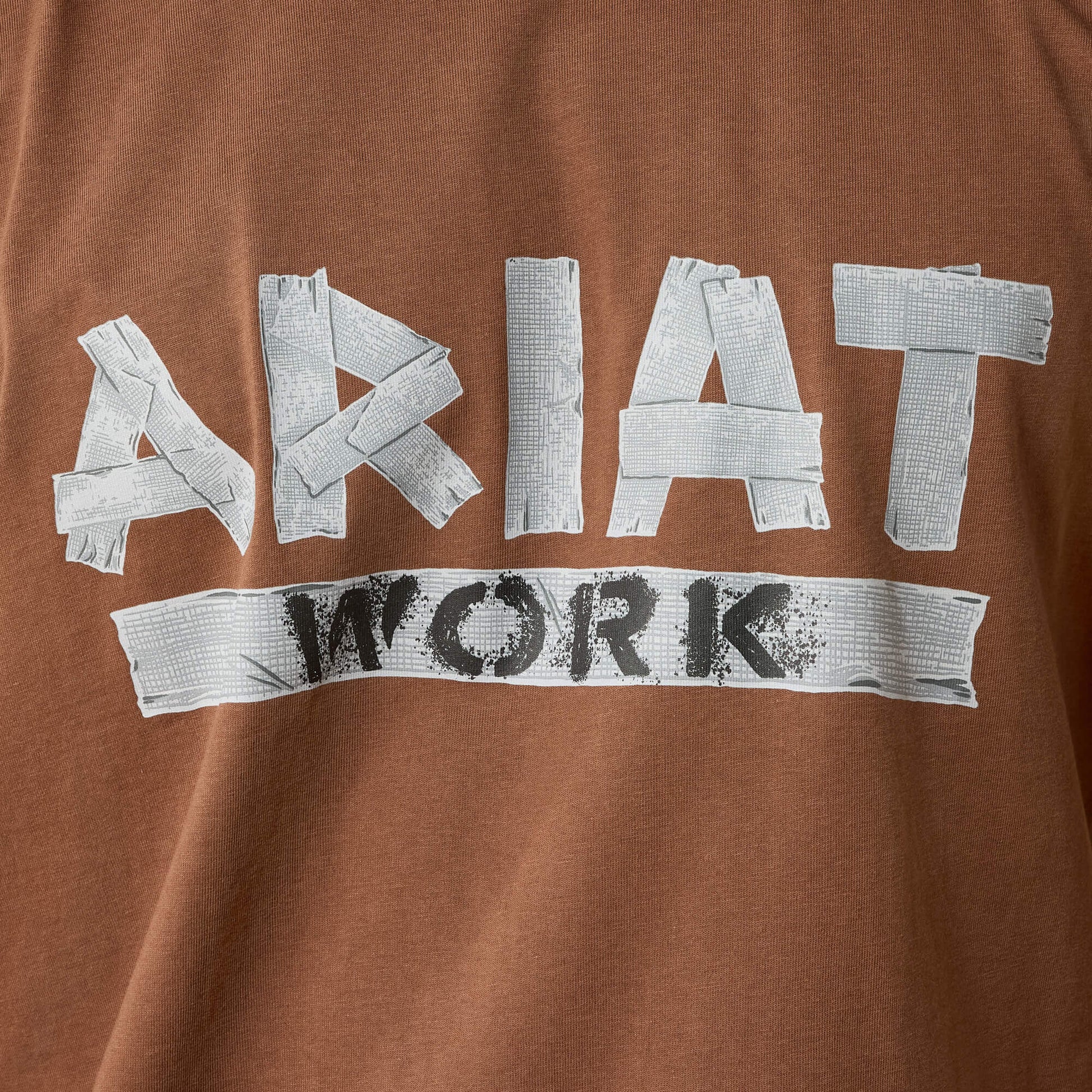 Rebar Cotton Strong Duct Logo T-Shirt Ariat Men|Work