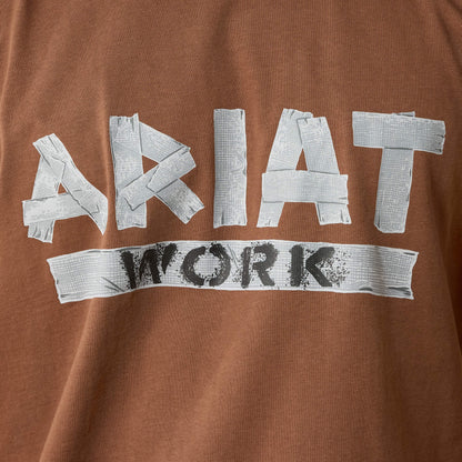 Rebar Cotton Strong Duct Logo T-Shirt Ariat Men|Work