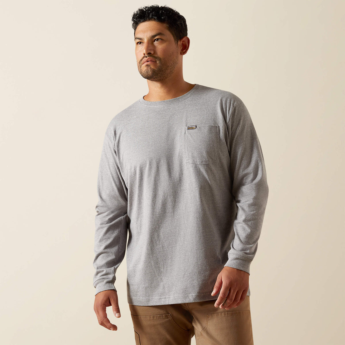 Rebar Cotton Strong Standard Pocket T-Shirt Ariat Men|Work