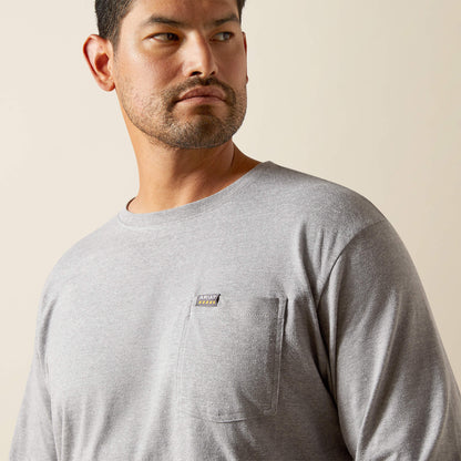 Rebar Cotton Strong Standard Pocket T-Shirt Ariat Men|Work