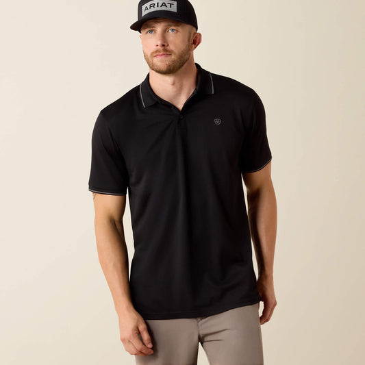 Logo Fitted Polo Ariat Men