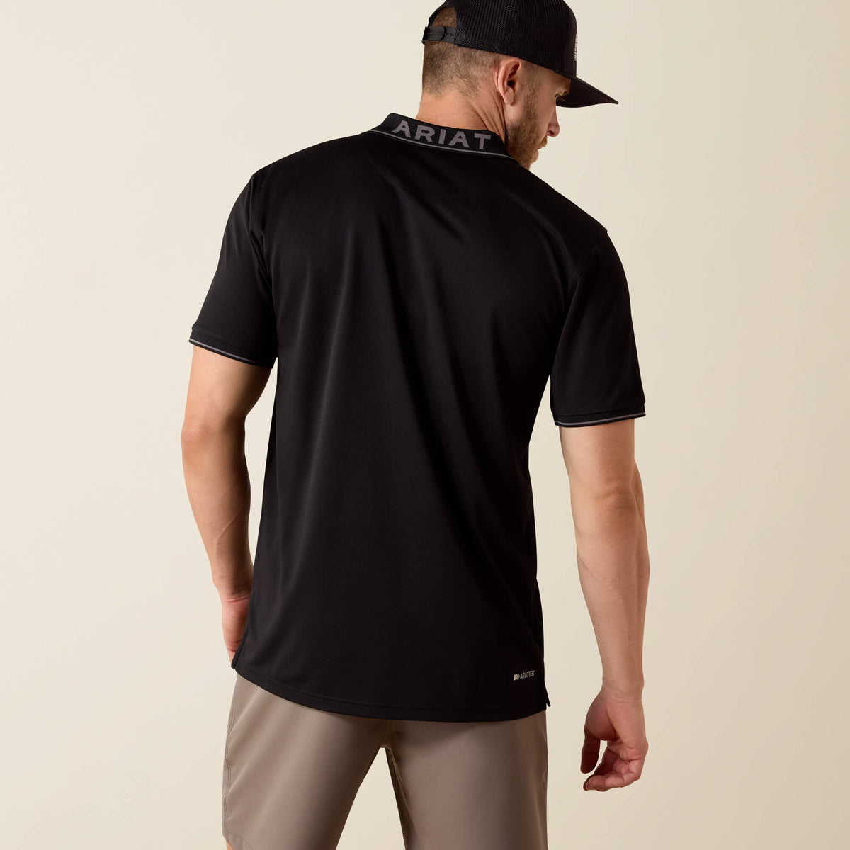 Logo Fitted Polo Ariat Men