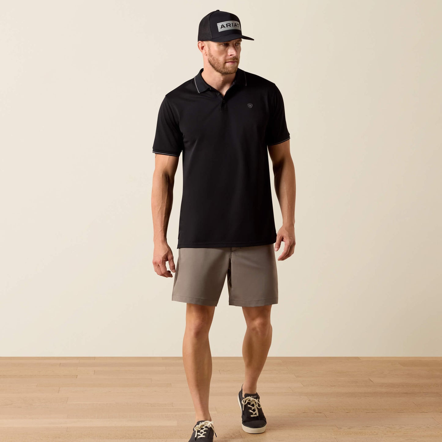 Logo Fitted Polo Ariat Men