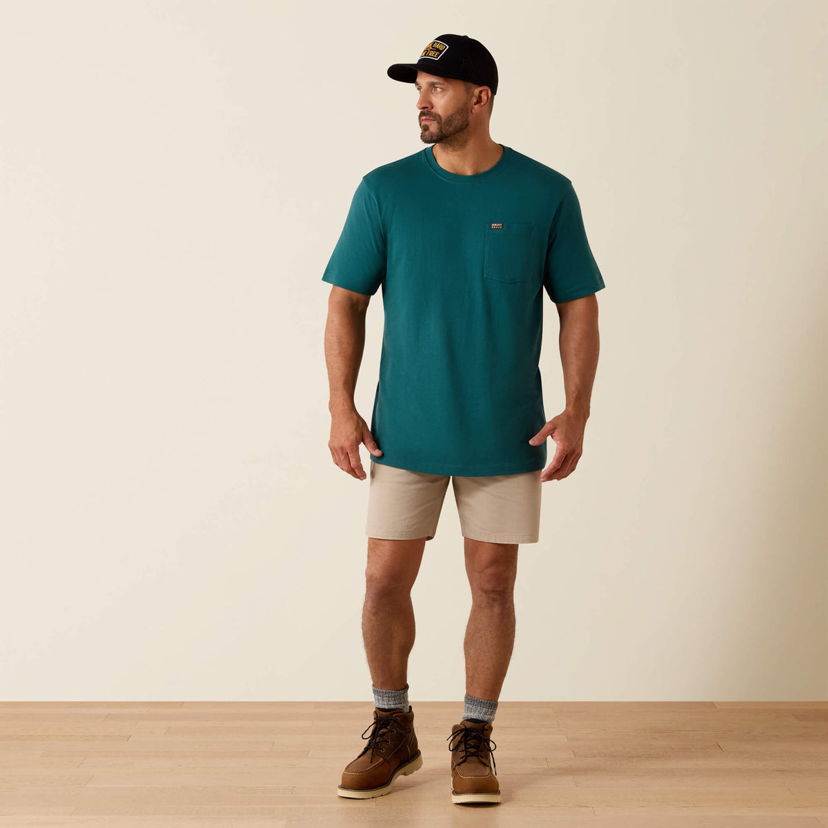 Rebar Cotton Strong Standard Pocket T-Shirt Ariat Men|Work