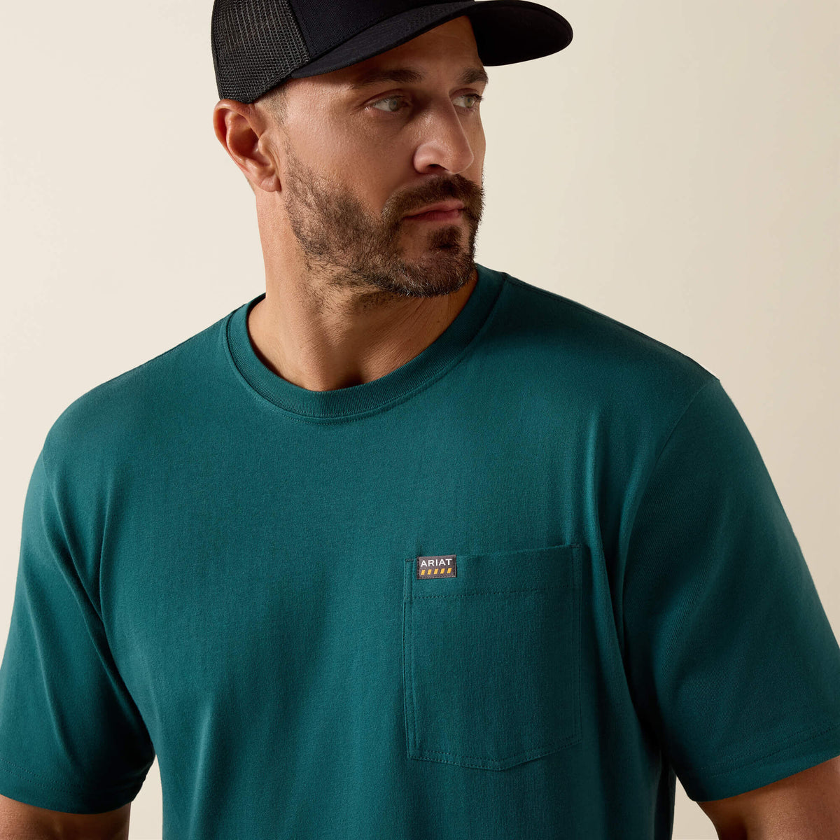 Rebar Cotton Strong Standard Pocket T-Shirt Ariat Men|Work