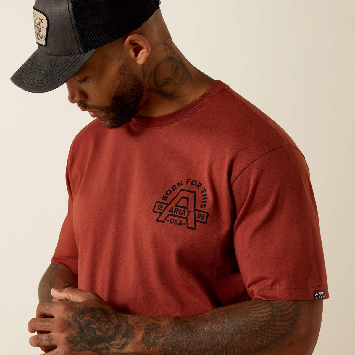 Rebar Cotton Strong Hardhead T-Shirt Ariat Men|Work