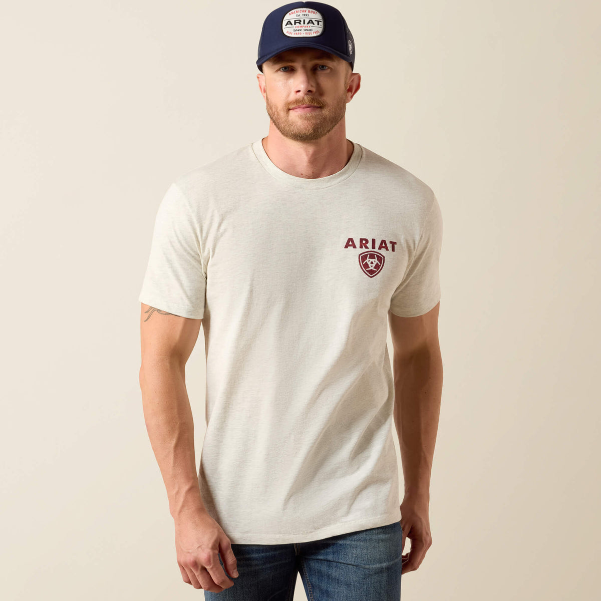 Ariat Trucker Freedom Flag T-Shirt Ariat Men