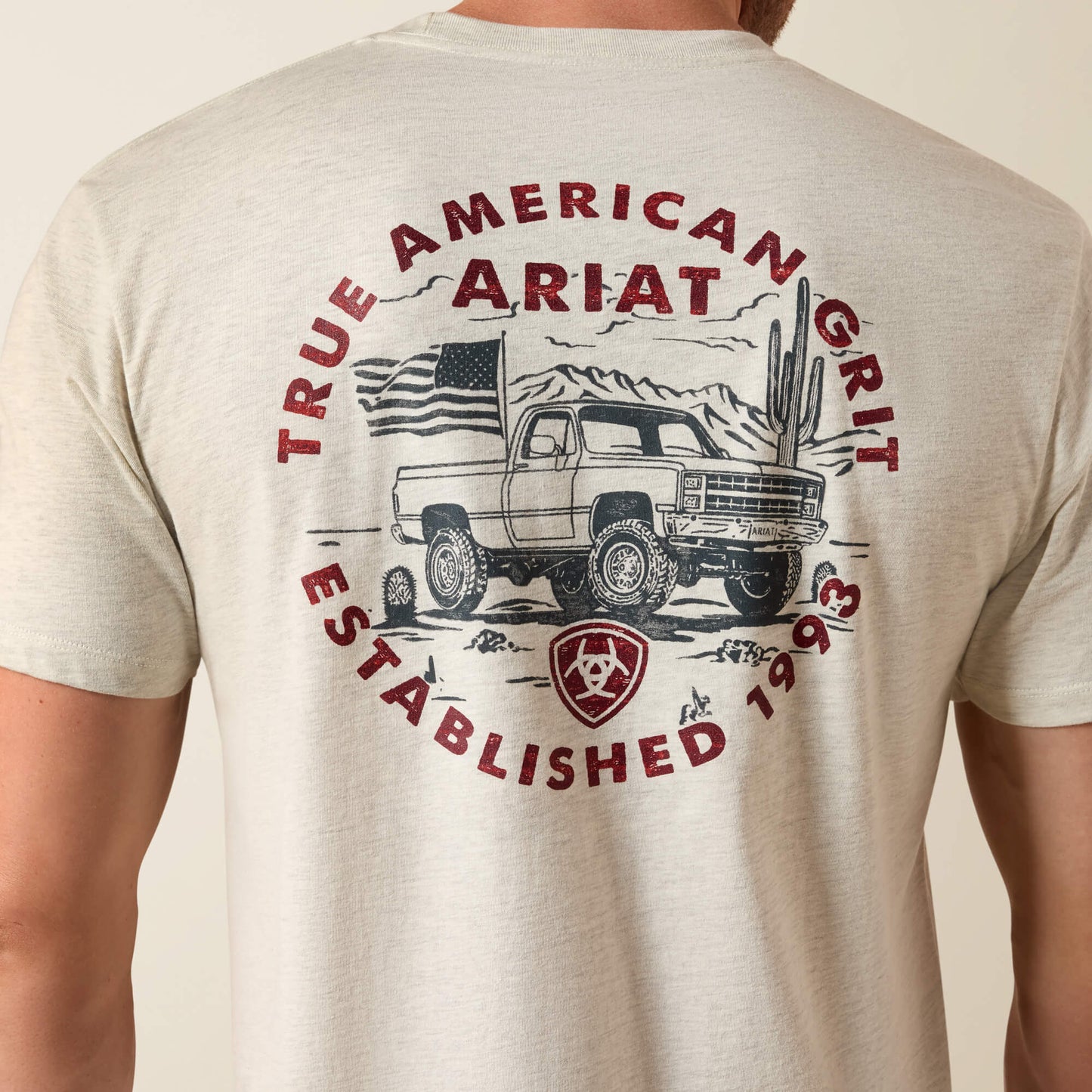 Ariat Trucker Freedom Flag T-Shirt Ariat Men