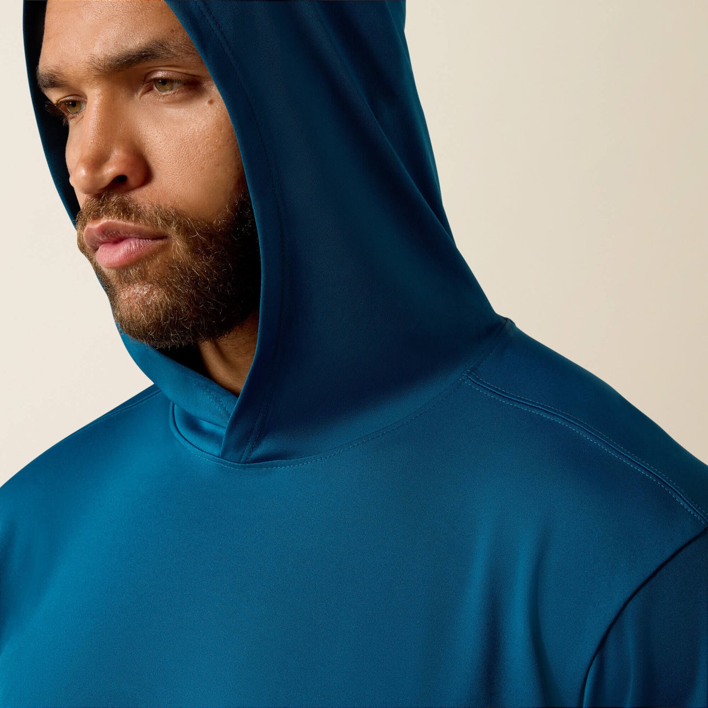 Rebar Sunblocker Outdoor Hooded Classic Fit Long Sleeve T-Shirt Ariat Men|Work