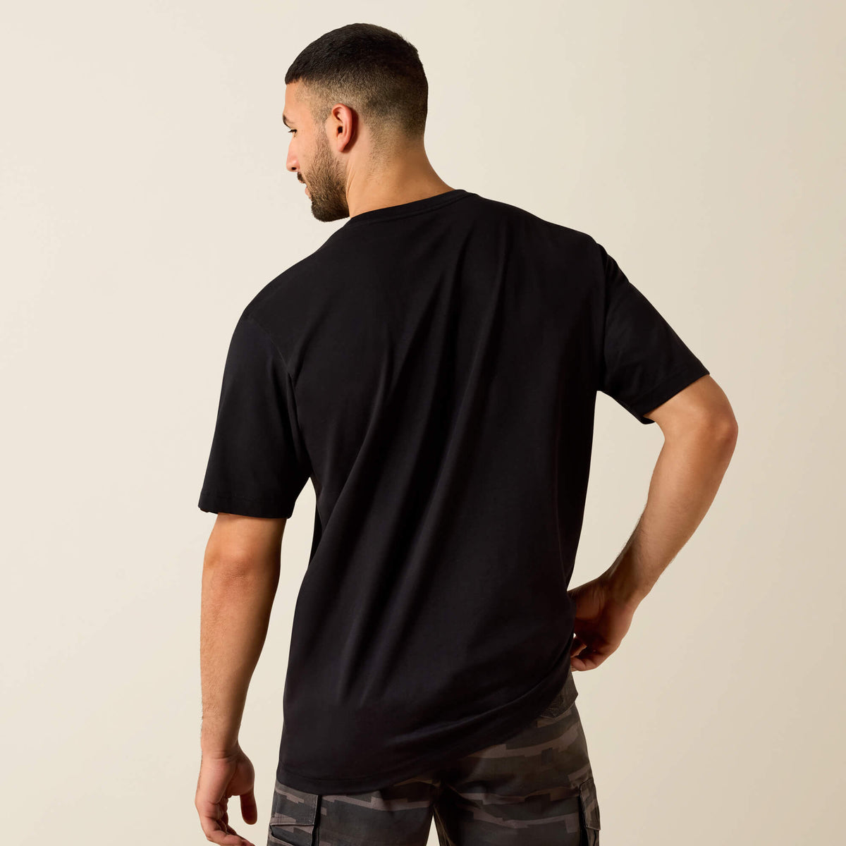 Rebar Cotton Strong Duct Logo T-Shirt Ariat Men|Work