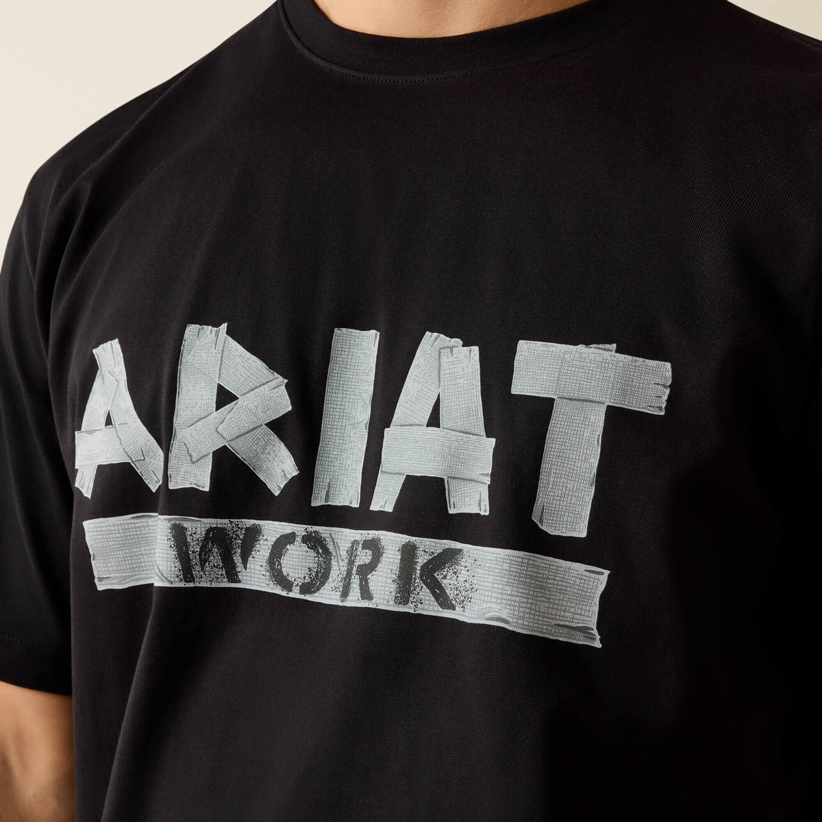 Rebar Cotton Strong Duct Logo T-Shirt Ariat Men|Work