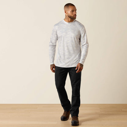 Rebar Sunblocker Printed Long Sleeve T-Shirt Ariat Men|Work