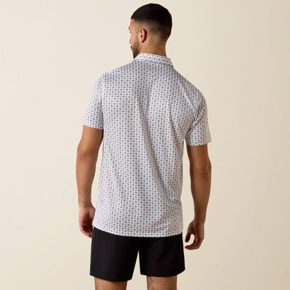 All Over Print Fitted Polo Ariat Men