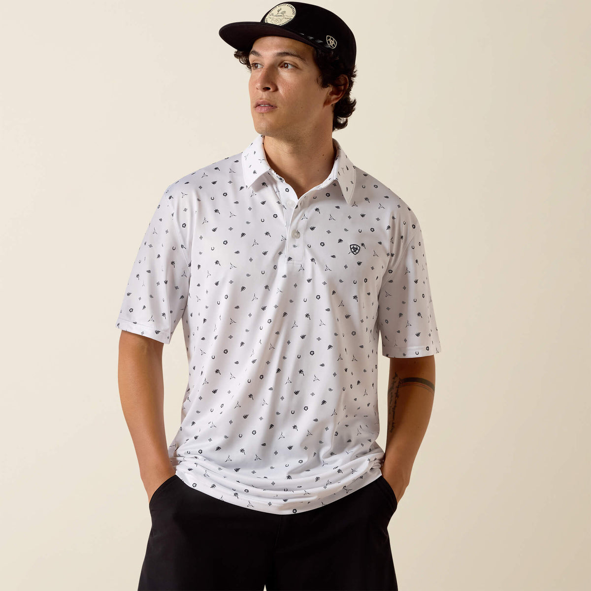 All Over Print Polo Ariat Men