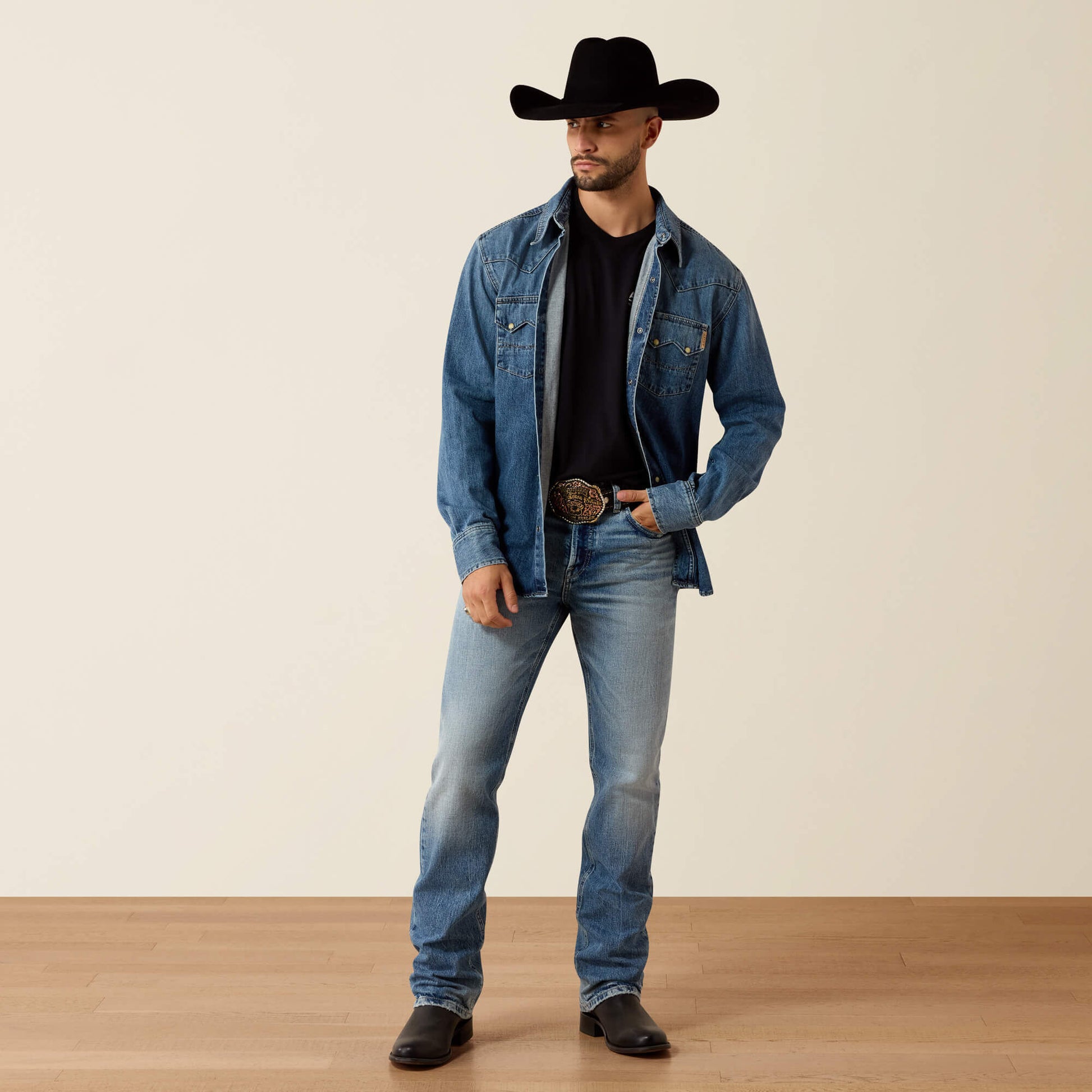 Sawtooth Denim Retro Fit Shirt Ariat Men