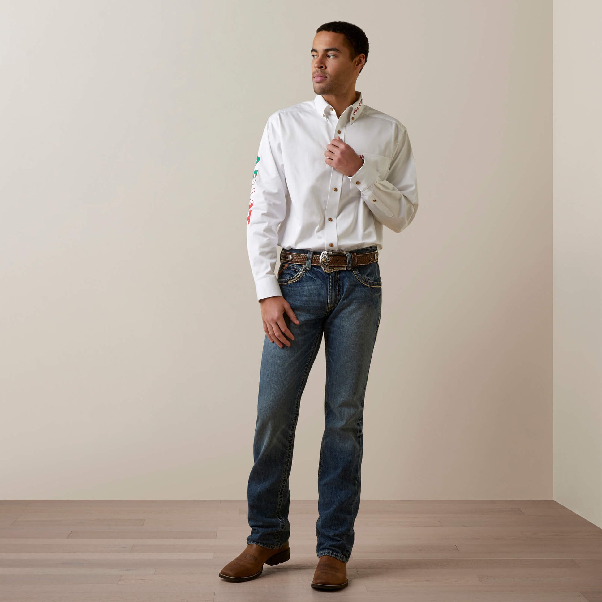 Team Logo Twill Classic Fit Shirt Ariat Men
