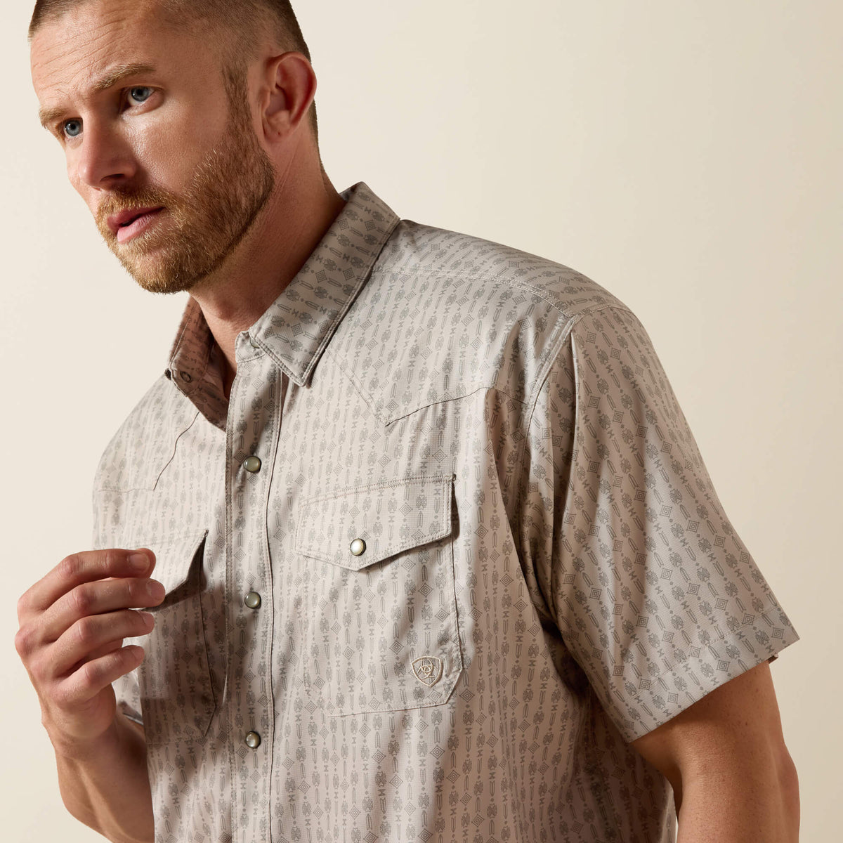 Printed Western VentTEK Classic Fit Snap Shirt Ariat Men