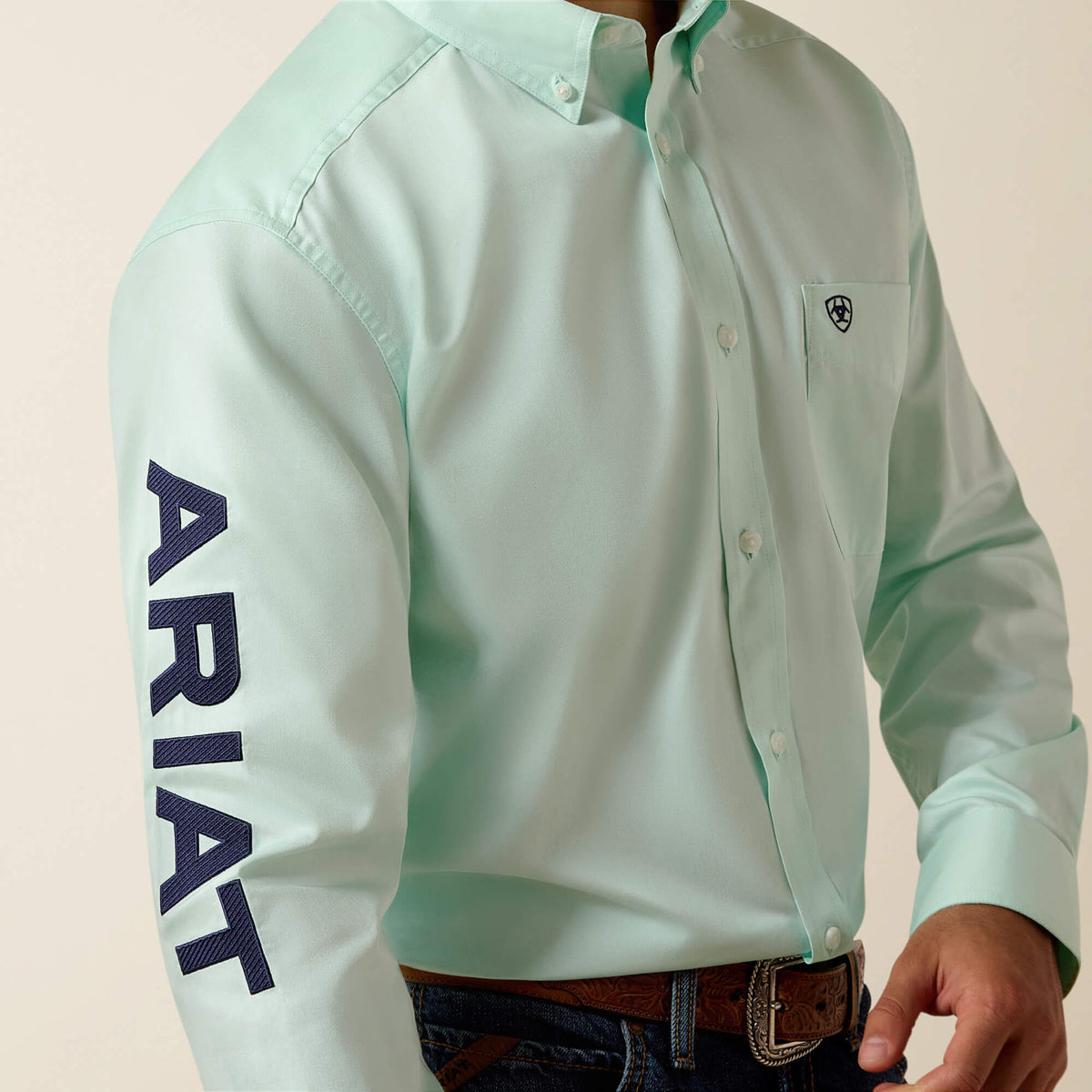 Team Logo Lightweight Twill Classic Fit Shirt Ariat Men