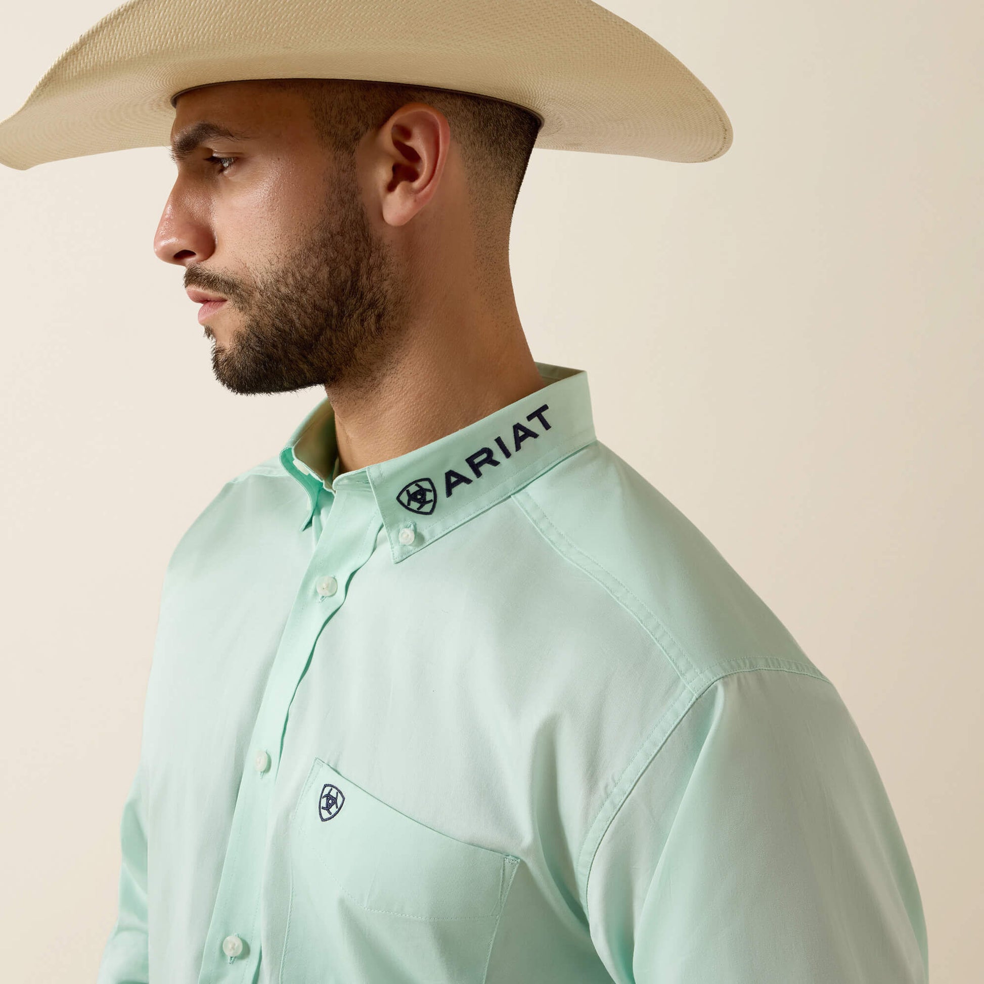 Team Logo Lightweight Twill Classic Fit Shirt Ariat Men
