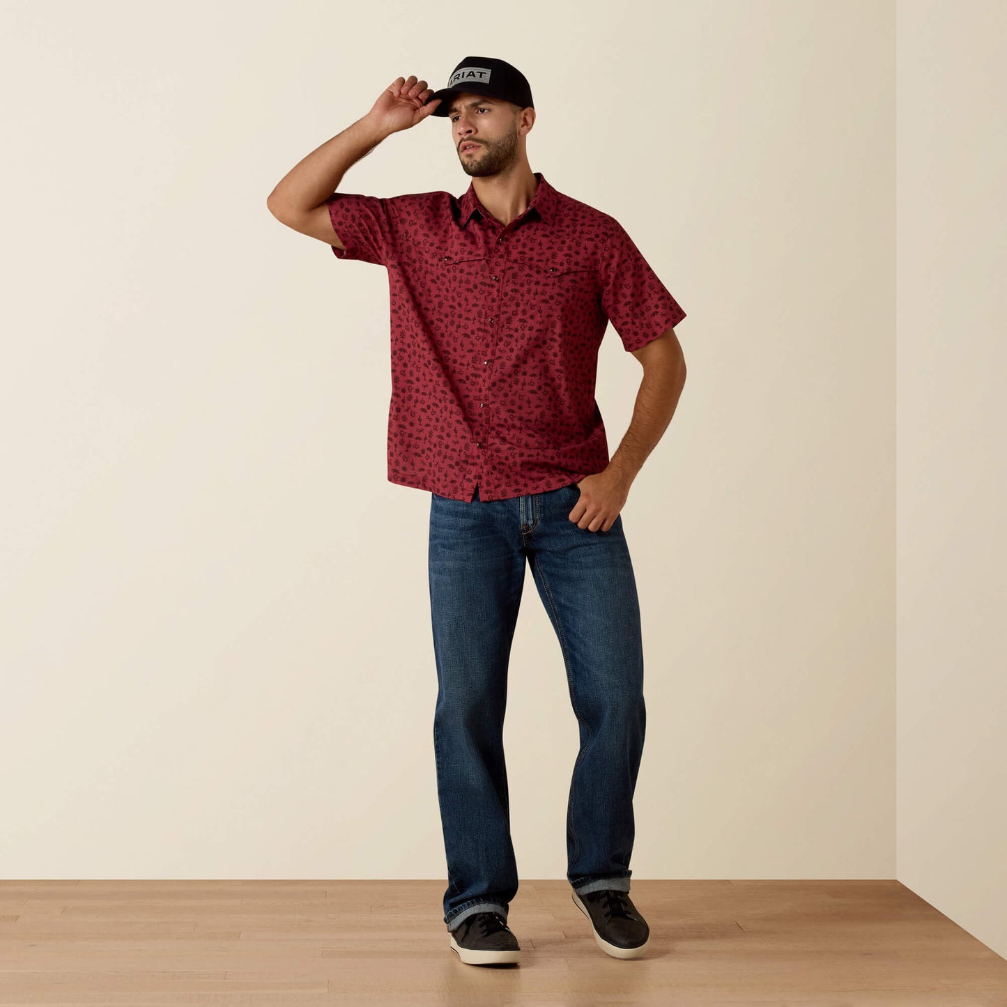 Printed VentTEK Western Yoke Classic Fit Snap Shirt Ariat Men