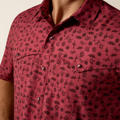 Printed VentTEK Western Yoke Classic Fit Snap Shirt Ariat Men