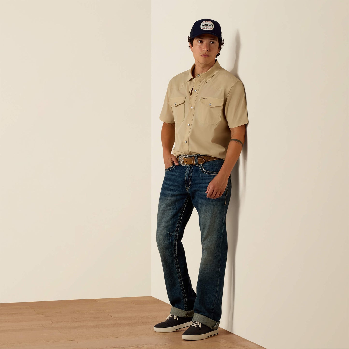 FrontierTough VentTEK Western Fitted Snap Shirt Ariat Men