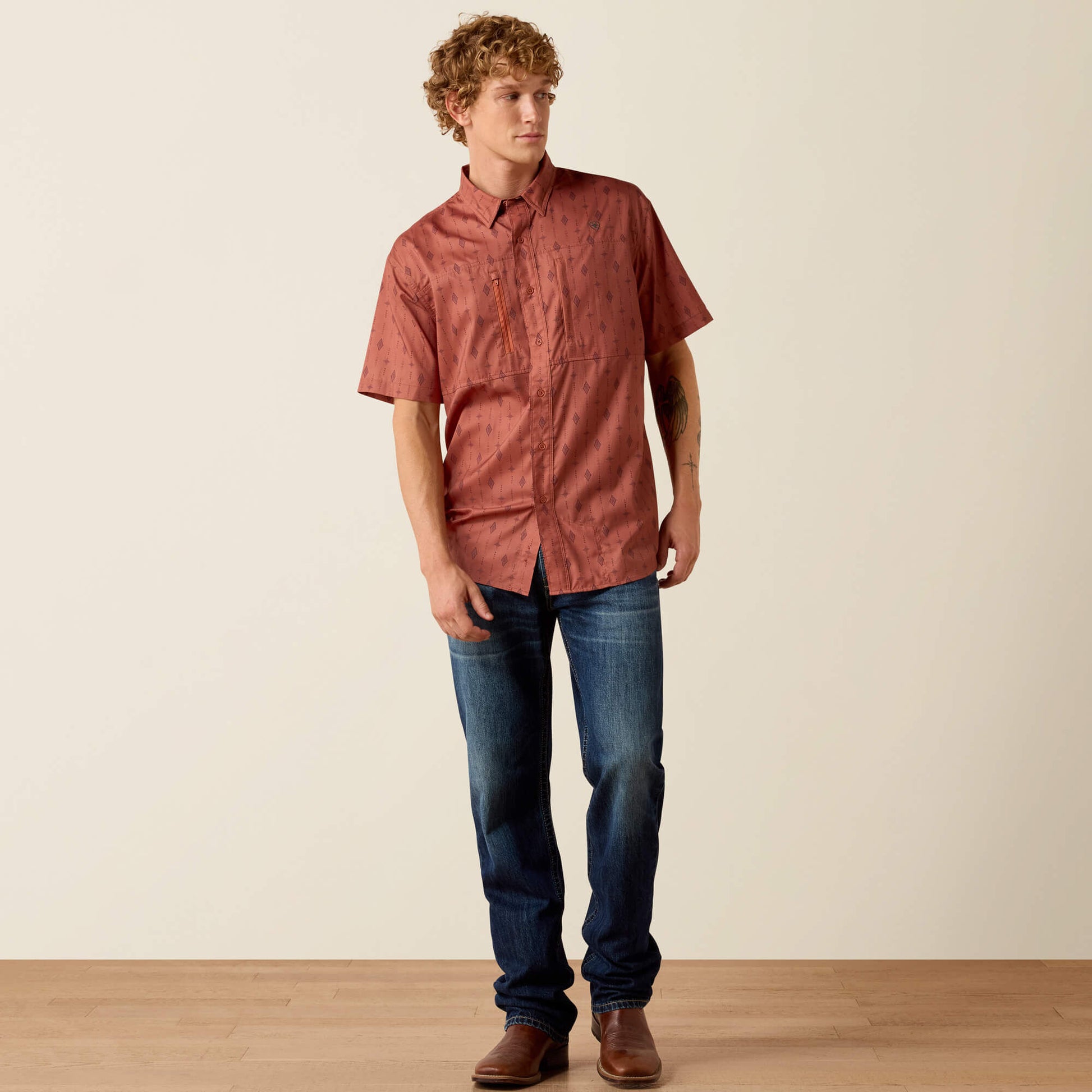 Printed VentTEK Classic Fit Shirt Ariat Men