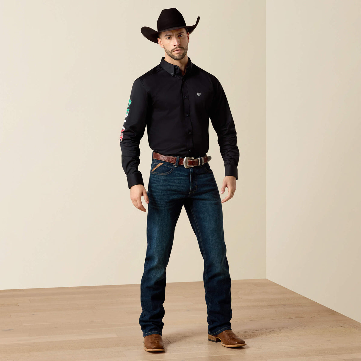 Team Logo Twill Fitted Shirt Ariat Men