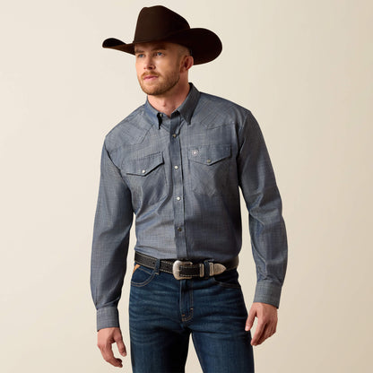 Wrinkle Free Refined Slub Classic Fit Shirt Ariat Men