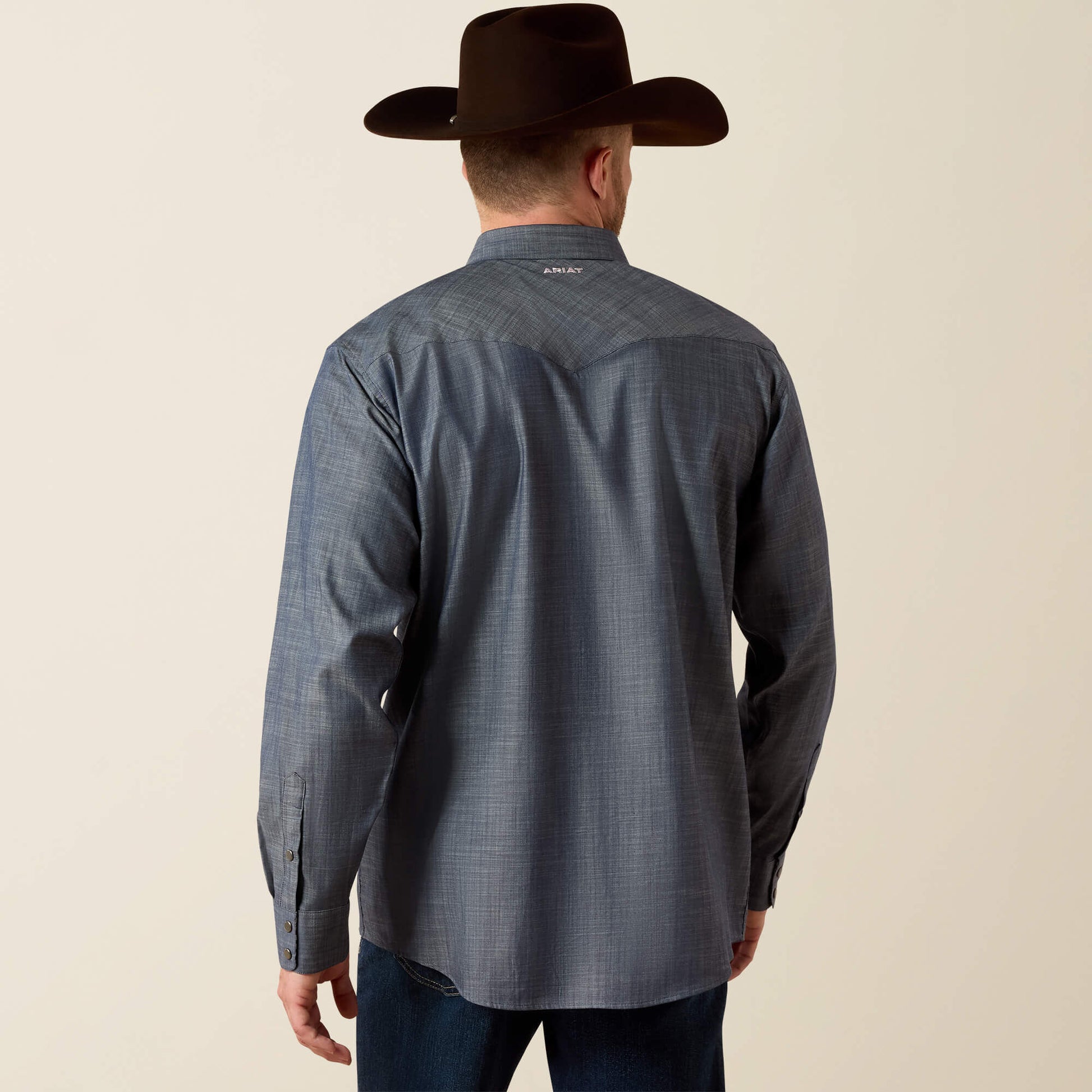 Wrinkle Free Refined Slub Classic Fit Shirt Ariat Men