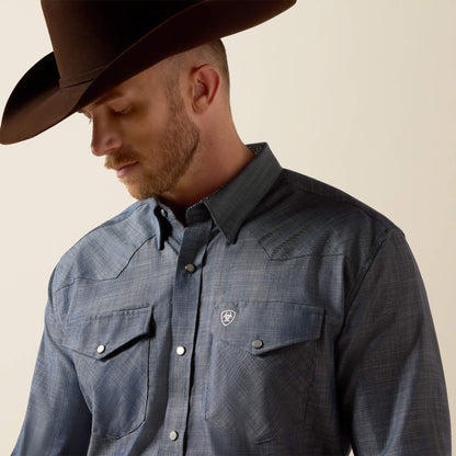 Wrinkle Free Refined Slub Classic Fit Shirt Ariat Men