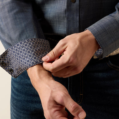 Wrinkle Free Refined Slub Classic Fit Shirt Ariat Men