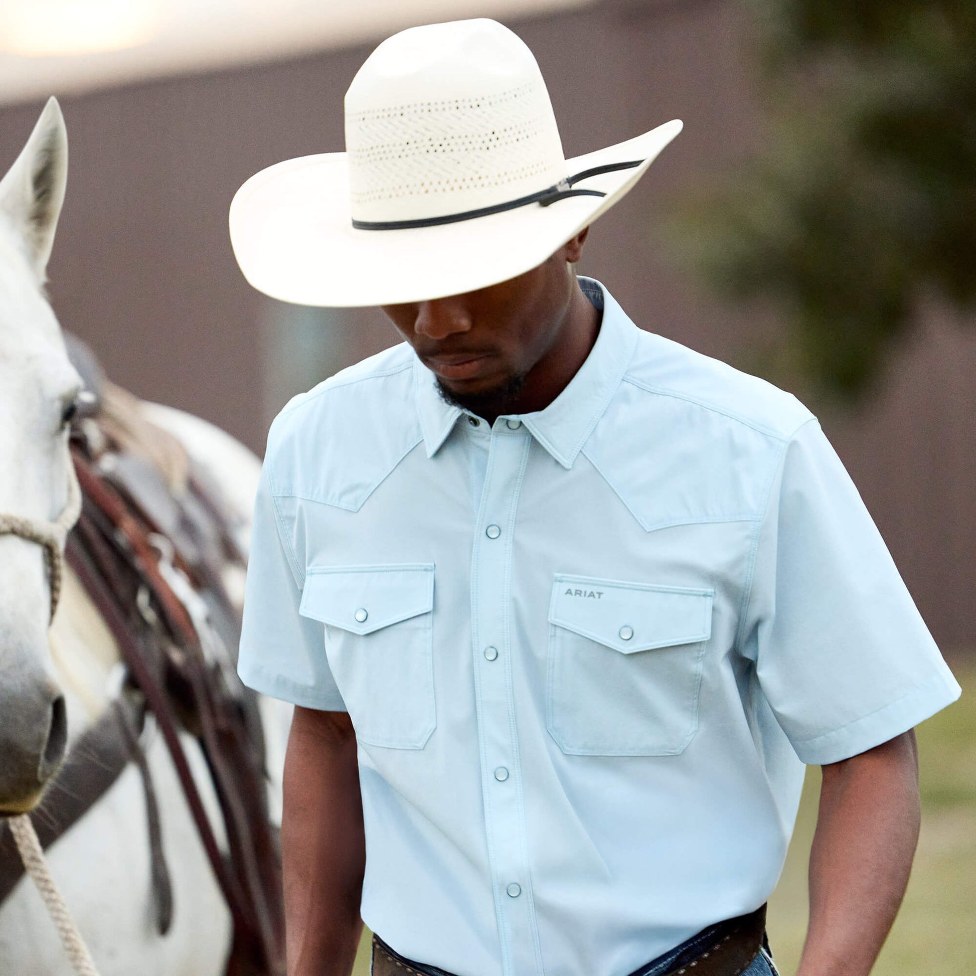 FrontierTough VentTEK Western Fitted Snap Shirt Ariat Men