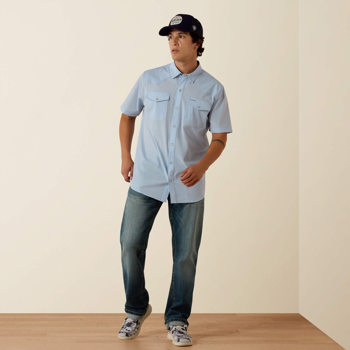 FrontierTough VentTEK Western Fitted Snap Shirt Ariat Men