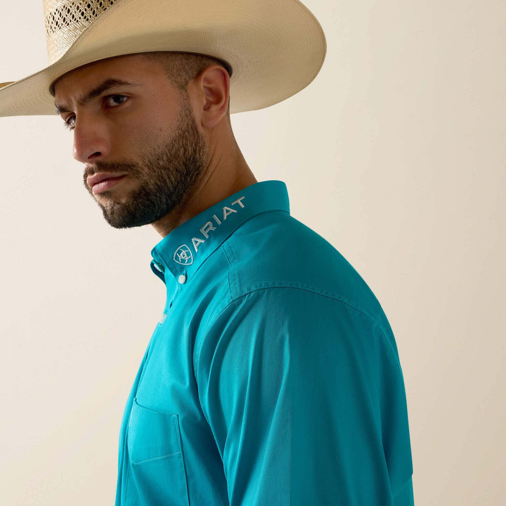 Team Logo Lightweight Twill Classic Fit Shirt Ariat Men