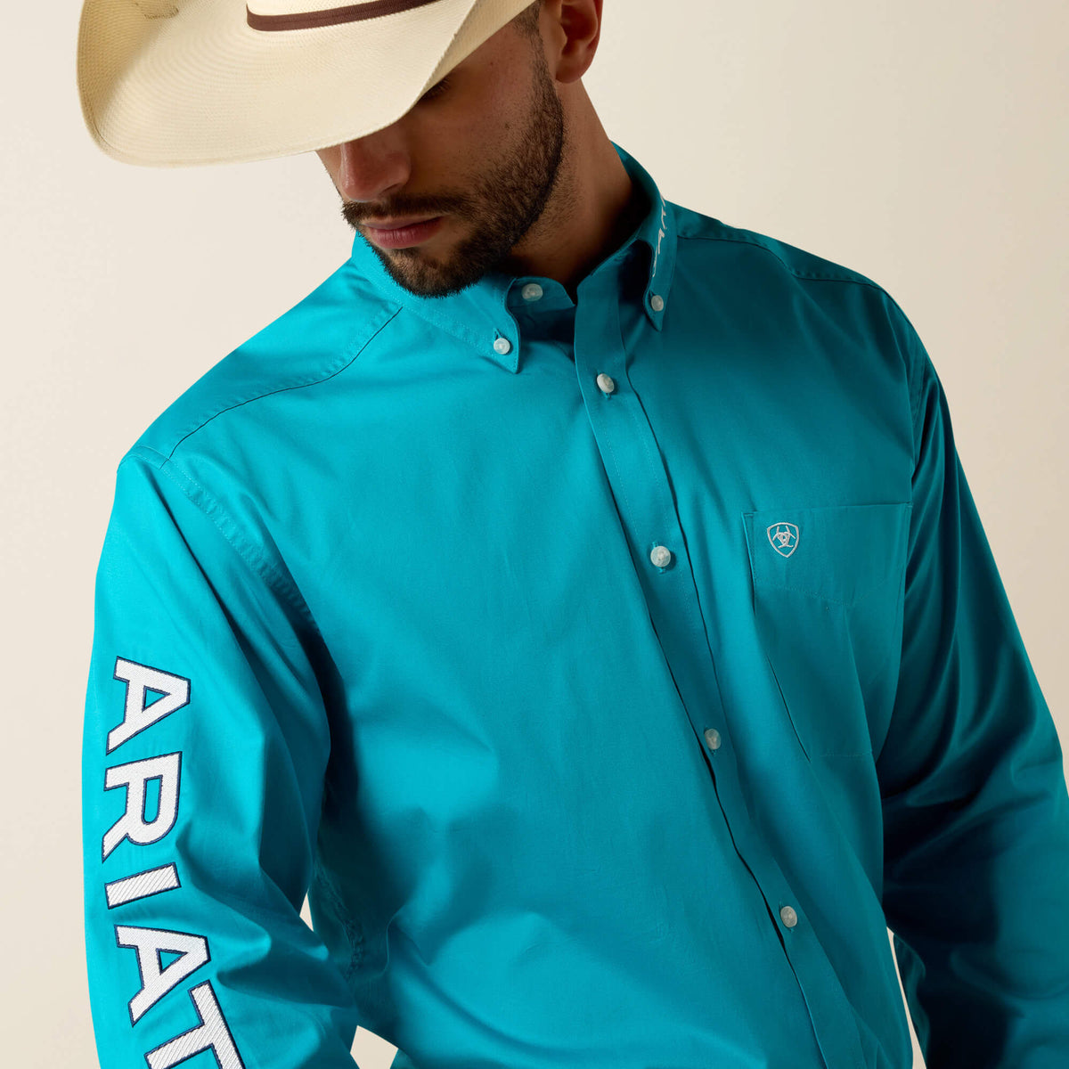 Team Logo Lightweight Twill Classic Fit Shirt Ariat Men