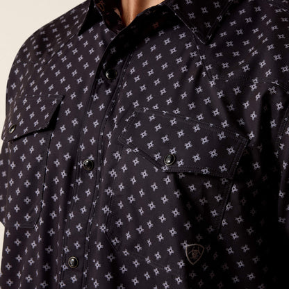 Printed VentTEK Western Fitted Snap Shirt Ariat Men