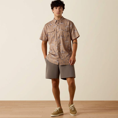 Printed VentTEK Western Fitted Snap Shirt Ariat Men