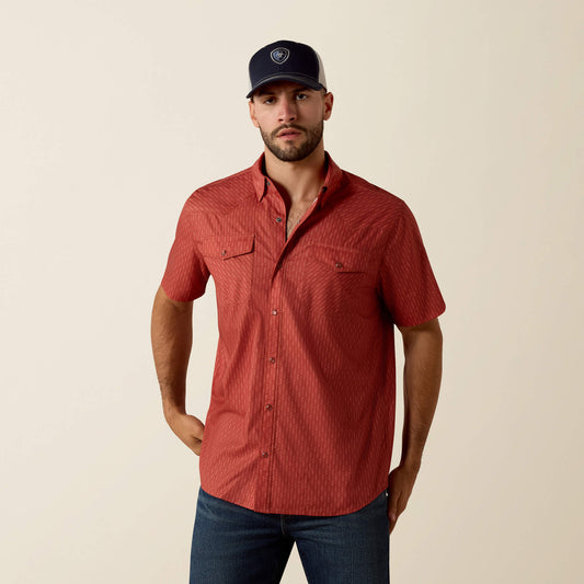 Printed VentTEK Western Fitted Snap Shirt Ariat Men