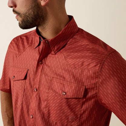Printed VentTEK Western Fitted Snap Shirt Ariat Men
