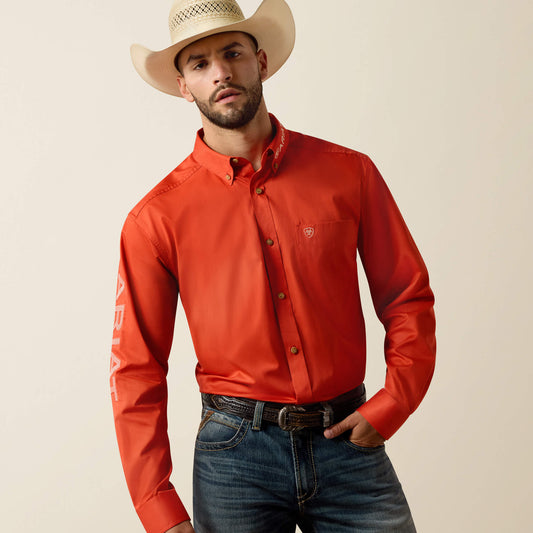 Team Logo Lightweight Twill Classic Fit Shirt Ariat Men