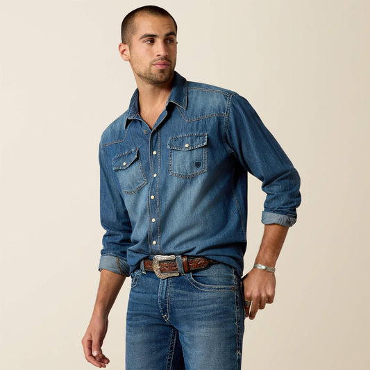 Denim Retro Fit Shirt Ariat Men